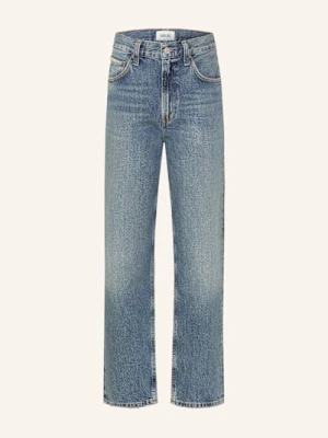 Agolde Jeansy Straight Valen blau