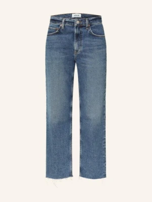 Agolde Jeansy Straight Valen blau