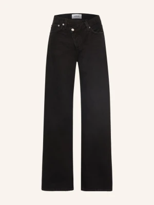 Agolde Jeansy Typu Barrel Arc Criss Cross schwarz pha phase (dk lightly worn blk)