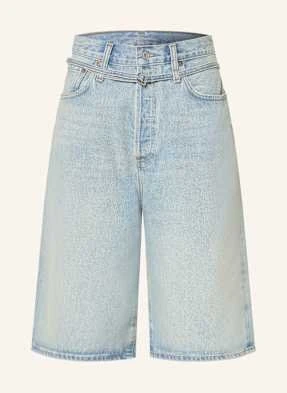 Agolde Szorty Jeansowe Emmi blau