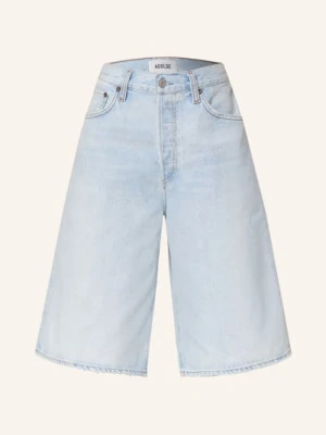 Agolde Szorty Jeansowe Ramona blau