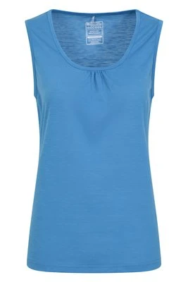 Agra Slub - top bez rękawów damski - Blue Mountain Warehouse