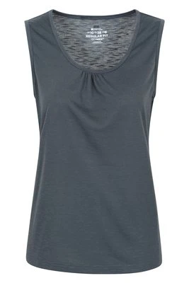 Agra Slub - top bez rękawów damski - Grey Mountain Warehouse