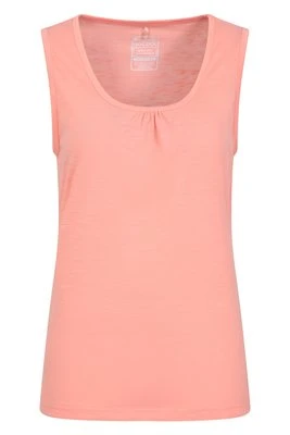 Agra Slub - top bez rękawów damski - Pink Mountain Warehouse