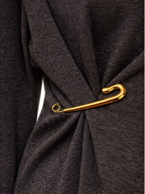 Agrafka/spinka do odzieży ze stali szlachetnej w złotym kolorze LAÏF