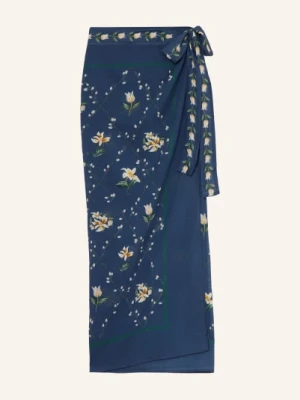 Agua By Agua Bendita Pareo Lavanda Promesa Z Jedwabiem blau
