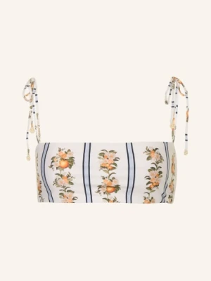 Agua By Agua Bendita Top Bikini Typu Bandeau Primavera Valle weiss