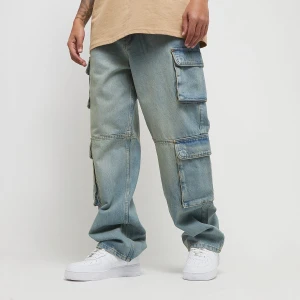 Aidan Cargo Baggy Jeans, marki2Y STUDIOS, Bojówki, w kolorze niebieski, rozmiar: