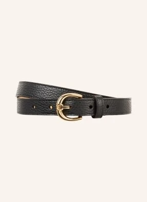 Aigner Pasek Skórzany Fashion schwarz
