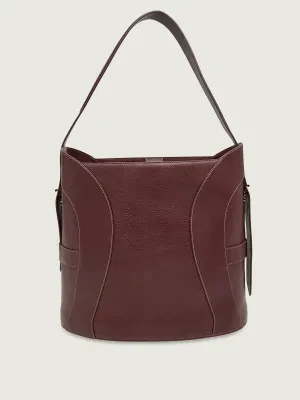 Aigner Skórzana torebka na ramię Deborah