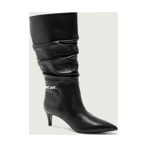 Aigner Skórzane kozaki na szpilce MADONNA 13A