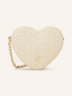 Aigner Torba Na Ramię Heart weiss KREMOWY