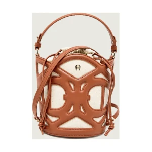 Aigner Torebka na ramię Azzurra | z dodatkiem skóry