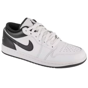 Air Jordan 1 Low 553558-132, Męskie, Białe, buty sneakers, skóra licowa, rozmiar: 40