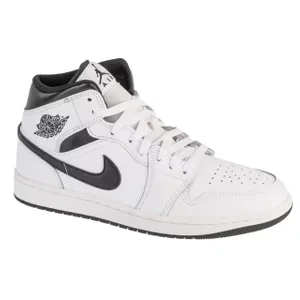 Air Jordan 1 Mid DQ8426-132, Męskie, Białe, buty sneakers, skóra licowa, rozmiar: 43