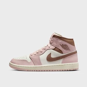 Air Jordan 1 Mid pink oxford/archaeo brown/sail, markiJordan, Air Jordan 1, w kolorze różowy, rozmiar: