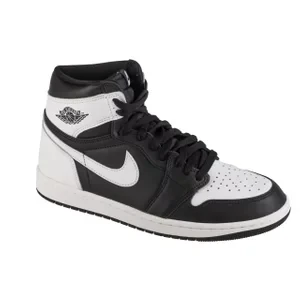 Air Jordan 1 Mid Retro DZ5485-010, Męskie, Czarne, buty sneakers, skóra licowa, rozmiar: 41