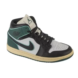 Air Jordan 1 Mid SE FQ7818-100, Damskie, Białe, buty sneakers, skóra licowa, rozmiar: 35,5