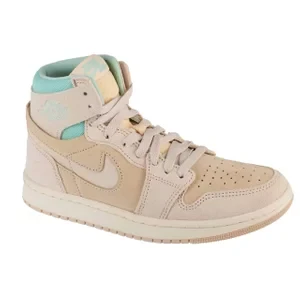 Air Jordan 1 W Zoom CMF 2 DV1305-101, Damskie, Beżowe, buty sneakers, skóra zamszowa, rozmiar: 35,5