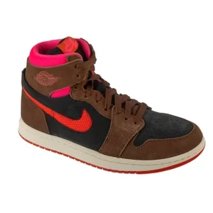 Air Jordan 1 W Zoom CMF 2 DV1305-206, Damskie, Czarne, buty sneakers, skóra zamszowa, rozmiar: 35,5
