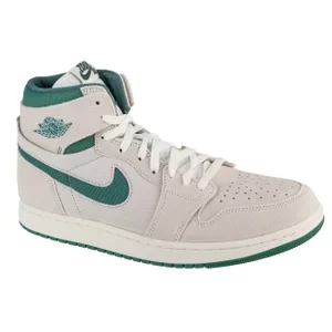 Air Jordan 1 Zoom CMF 2 DV1307-130, Męskie, Szare, buty sneakers, skóra zamszowa, rozmiar: 40,5