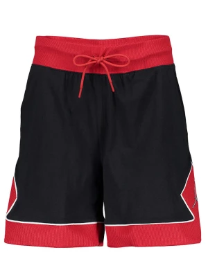Air Jordan Szorty "Diamond" w kolorze czarno-czerwonym rozmiar: XS
