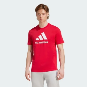 Ajax Amsterdam Seasonal Graphic T-Shirt Adidas Bold Red