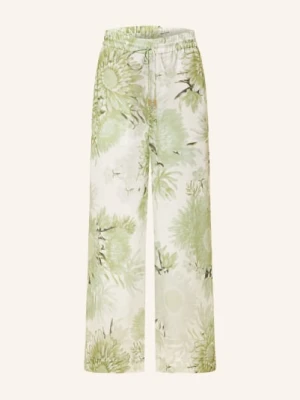 Aje. Spodnie Adina Z Lnu gruen