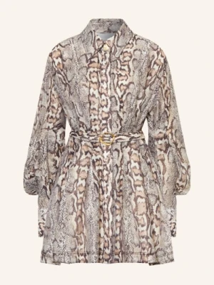 Aje. Sukienka Koszulowa Murphie beige