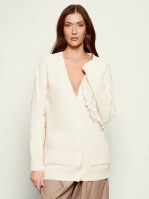 AKEP Kardigan | Relaxed fit | z dodatkiem wełny i kaszmiru