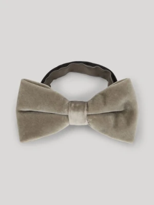 Aksamitna muszka w kolorze srebrnoszarym Joop