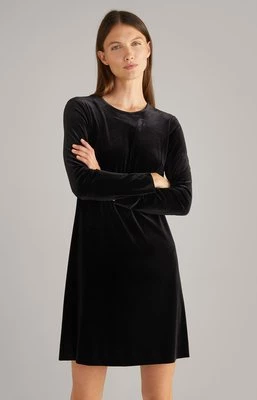 Aksamitna sukienka w kolorze czarnym Joop
