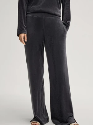 Aksamitne spodnie domowe w kolorze czarnym Joop