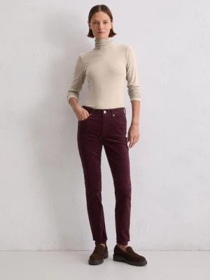 Aksamitne spodnie model Alkea slim Marc O'Polo