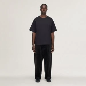 AKSAMITNE SZTRUKSOWE SPODNIE DRESOWE Y-3 Adidas czarny