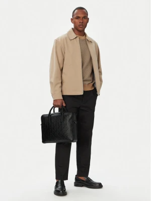 Aktówka Calvin Klein Emblem Aop Deboss LV04D3561G Czarny