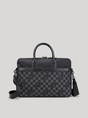 Aktówka Scacchi Pandion w kolorze czarnym ze wzorem Joop