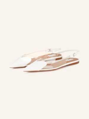 Alaïa Baleriny Z Odkrytą Piętą weiss ALAÏA