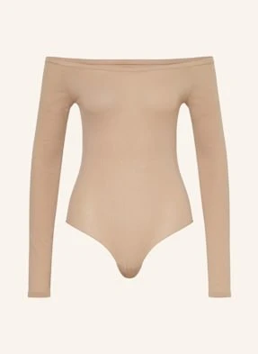 Alaïa Body Z Odkrytymi Ramionami braun ALAÏA