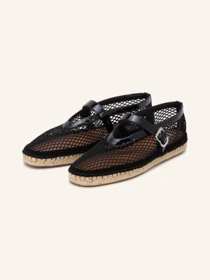 Alaïa Espadryle schwarz