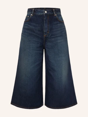 Alaïa Jeansy 3 / 4 Palazzo blau GRANATOWY