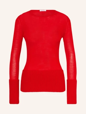 Alaïa Koszulka Z Długim Rękawem rot CZERWONY