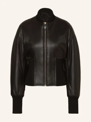 Alaïa Skórzana Kurtka schwarz ALAÏA