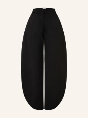 Alaïa Spodnie Petal schwarz ALAÏA