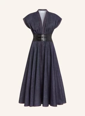 Alaïa Sukienka Jeansowa blau ALAÏA