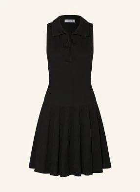 Alaïa Sukienka Polo Z Dzianiny schwarz ALAÏA