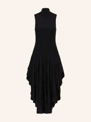 Alaïa Sukienka Z Dzianiny schwarz CZARNY