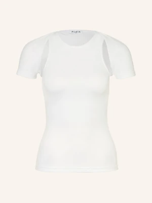 Alaïa Top weiss BIAŁY