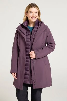 Alaskan Wodoodporna Kurtka Damska 3 w 1 - Purple Mountain Warehouse