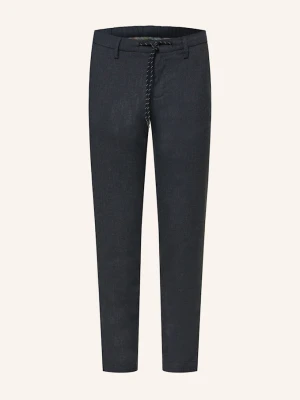 Alberto Chinosy Jump W Stylu Dresowym Slim Fit blau GRANATOWY